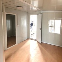 Maison conteneur préfabriquée extensible de luxe avec 2 chambres aux normes australiennes avec panneau sandwich pliable en acier pour cuisine