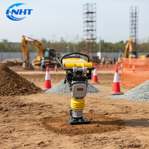 Compactador de Tierra Portátil con Motor de Gasolina, Tipo Wacker, Versátil para Construcción de Carreteras, Precio de Fábrica - Product Image 1