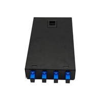 Boîtier de terminaison fibre optique monomode SC UPC 4 ports 4 fibres, montage mural ou sur bureau, entièrement équipé pour FTTH, PON, LAN de bureau