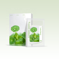 Extrait de Centella Asiatica, nouveau masque facial en feuille pour soins de la peau, halal, végétalien, biologique, anti-âge, hydratant, apaisant, réduction des rides