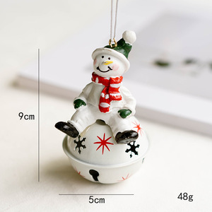Wholesale Price Snowman Santa Claus and Elk <b>Christmas</b> Bell Pendants for <b>Christmas</b> <b>Tree</b> Accessories Fashion <b>Christmas</b> Ornaments - Product Image 4