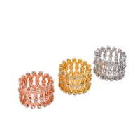 Neues Sterlingsilber S925 Herr der Ringe Ausziehbarer Ringarmreif mit Dual-Use-Design als Geburtstagsgeschenk für die Freundin