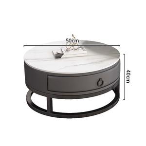 Mesa <span class=keywords><strong>de</strong></span> <span class=keywords><strong>Centro</strong></span> <span class=keywords><strong>de</strong></span> Piedra, para Sala <span class=keywords><strong>de</strong></span> Estar, Uso Doméstico, Estilo Nórdico, Mesa <span class=keywords><strong>de</strong></span> <span class=keywords><strong>Centro</strong></span> Moderna y Sencilla, Mesa <span class=keywords><strong>de</strong></span> Té Circular <span class=keywords><strong>de</strong></span> Lujo Ligero - Product Image 6