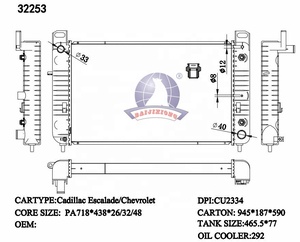 <strong>Wholesale</strong> New Chevrolet Tahoe B2W 4.8 Silverado 1500 2500 Truck Car <strong>Radiator</strong> 15124632 15189401 52486598 52486599 22840117 1 Year - Product Image 3