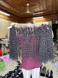 Cheveux humains vietnamiens de qualité supérieure, trame de cheveux vierges 100% Remy, extensions de cheveux en vrac, approvisionnement en gros, export - Product Image 6