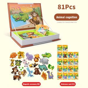 Livre de puzzle magnétique variable, jeu de puzzle 3D, jouets éducatifs pour enfants, cadeaux pour enfants - Product Image 5