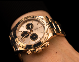 Nouvelle montre chronographe classique de luxe pour homme, en acier inoxydable, mouvement 4131, style professionnel avec trois sous-cadrans - Product Image 4