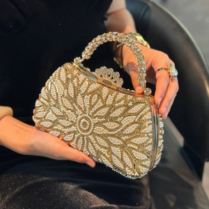 Nuevo Bolso de Noche Rígido con Diamantes para Mujer 2026, Bolsos de Lujo para Mujer, Bolso de Mano Tipo Clutch para Fiesta - Product Image 1