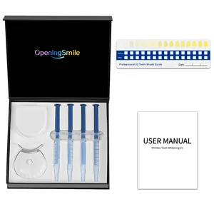 Kit de blanchiment des dents, portable, stylo de luxe en bureau, emballage dentaire, Kit de blanchiment, Logo