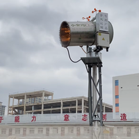 Ventilateur de protection anti-givre à air chaud sur tour galvanisée, machine de prévention du gel au diesel pour vignobles et vergers