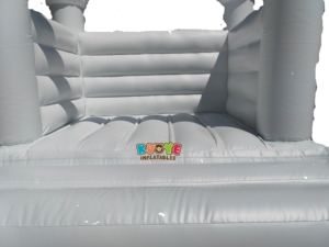 Fiesta de PVC comercial pequeña casa de rebote blanca pequeña boda castillo hinchable blanco Castillo de salto blanco inflable para la venta - Product Image 6