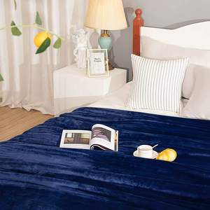 Mantas de franela con logotipo personalizado Ins, 100% poliéster, calidad suave, estilo americano, mantas portátiles de marca personalizadas, venta al por mayor de invierno - Product Image 5