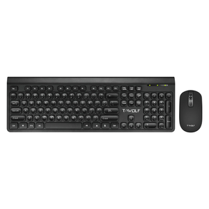 Clavier PC Sans Fil Compact I-Rocks - 104 Touches QWERTY, 2.4GHz, Modèle RF6571-BKUS, Neuf, Fabriqué En Chine