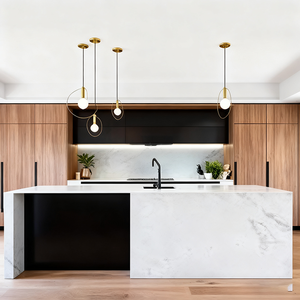 Мебель для кухни GODI: готовые современные островные шкафы из массива дерева, модульные, с отделкой под старину, традиционные кухонные гарнитуры - Product Image 2