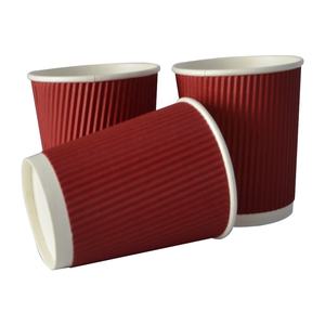 รับผลิตแก้วกาแฟกระดาษแบบใช้แล้วทิ้ง ขนาด 8, 12, 16 ออนซ์ แบบมีลอน พร้อมปลอกและฝา  รับทำตามแบบที่ต้องการ - Product Image 5
