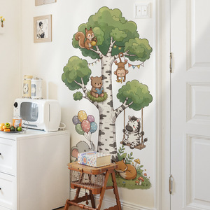 <span class=keywords><strong>Adesivi</strong></span> Murali Animali del Bosco <span class=keywords><strong>per</strong></span> <span class=keywords><strong>Cameretta</strong></span> Bambini, <span class=keywords><strong>Adesivi</strong></span> in Vinile Rimovibili Impermeabili Animali della Foresta Decorazione <span class=keywords><strong>per</strong></span> Stanza Neonato - Product Image 4
