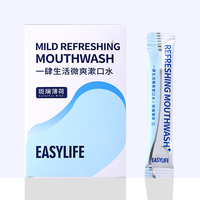 Vente en gros de bain de bouche rafraîchissant doux pour une haleine fraîche, marque privée, 20 pièces * 11 ml