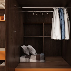Meubles de Chambre À Coucher modernes Adultes Stockage <span class=keywords><strong>Lit</strong></span> Superposé En Bois avec <span class=keywords><strong>Armoire</strong></span> - Product Image 5