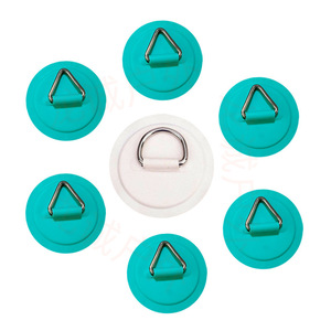 Boucle triangulaire LCO-Sport pour paddleboard, en acier inoxydable, avec corde élastique, accessoire pour bateau gonflable et planche de surf - Product Image 1