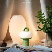Éclairage décoratif LED pour table à manger, chevet, lampe de chevet de style crème, lampe de chevet de luxe, lampe de sommeil pour chambre à coucher, salon