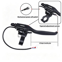 Levier de frein de scooter avec capteur Hall, frein électronique pour livraison, logistique de vélos électriques urbains, service de personnalisation de logo OEM