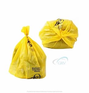 GRV Biohazard Espesar Bolsa de basura médica Hospital Suministros de riesgo biológico Médicos Bolsa de basura Eliminación de residuos Biodegradable - Product Image 1