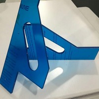 Panneau de protection en polycarbonate transparent rouge et bleu pour la décoration de bâtiments, protection mécanique anti-fissures, personnalisable en PC