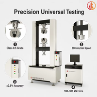 Máquina de Ensayo de Tracción y Compresión Universal Electrónica Clase 0.5 WDW-100 200 300 100-300kN para Metal, Plástico y Caucho