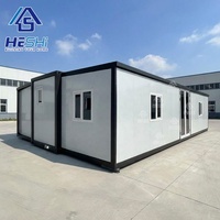 Maison préfabriquée portable extensible de 20 pieds et 40 pieds, prix préfabriqué, cuisine, maison portable