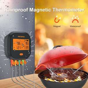 Thermomètre à viande sans fil Inkbird <span class=keywords><strong>Wifi</strong></span> pour l'extérieur, étanche pour le four, le barbecue IBBQ-4T - Product Image 3