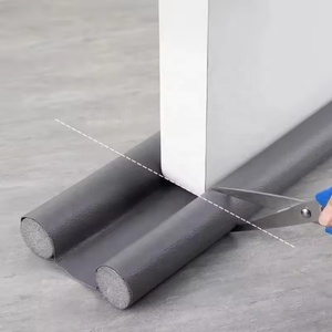 Bande d'étanchéité grise imperméable pour bas de <span class=keywords><strong>porte</strong></span>, grand bloqueur de bruit pour <span class=keywords><strong>porte</strong></span>, protection insonorisante, autres accessoires pour portes et fenêtres - Product Image 1