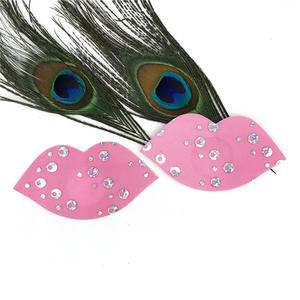 Блестящие розовые бабочки, накладки для сосков, индивидуальные Блестки для губ, пайетки для сосков, сексуальные наклейки для тела - Product Image 5