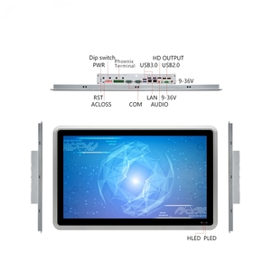 Ordinateur tout-en-un 21,5 pouces LCD 1920*1080 Étanche Intel J6412 7300U 8260U 10710U 1135G7 Écran tactile <span class=keywords><strong>PC</strong></span> industriel - Product Image 3