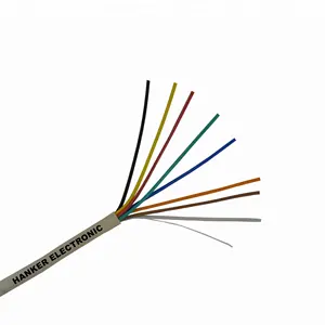 22AWG 4 Core Multicore cavo di allarme scudo di sicurezza cavo di segnale di alta qualità per il controllo del sistema di allarme