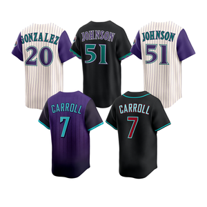 Nueva Camiseta de Béisbol Americana Cosida 2026, 7 Corbin Carroll, 51 Randy Johnson, 20 Luis Gonzalez, 14 <span class=keywords><strong>Moreno</strong></span>, 12 Gurriel Jr. - Product Image 5