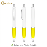Offre promotionnelle express 3 jours : Stylo bille ergonomique Goodstar en plastique, forme gourde, encre noire 1,0 mm, UV