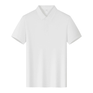 Camisa Polo de Manga Corta con Cuello, Hecha a Medida, de Color Sólido, Uniformes de Trabajo de Algodón para Uso Diario - Product Image 1