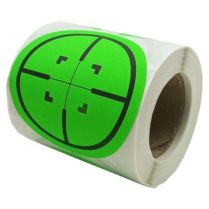 Autocollants de cible de tir à croix de 3 pouces, points fluorescents ronds pour une calibration rapide de la visée, directement de l'usine - Product Image 5