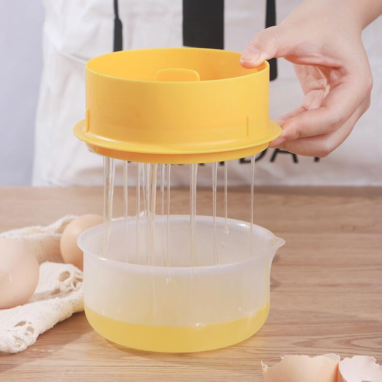 Large Capacity Egg White Yolk Separator 1pc Easy Clean Protein Strainer Liquid Separator Essential Egg Tool for Kitchen Use