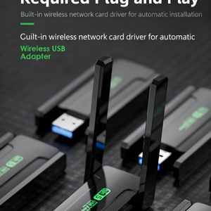 USB3.0 External Dual Band <b>WiFi</b> +BT <b>Adapter</b> 2.4G 5GHz Wireless Dongle <b>Ethernet</b> Receiver Desktop 1300Mbps Stock Private - Product Image 5