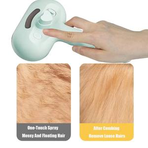 Brosse électrique à vapeur pour chat pour l'épilation-Outil de toilettage autonettoyant 3 en 1 avec peigne à vapeur antistatique/ - Product Image 3