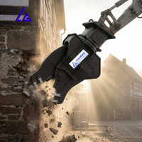 Pulvérisateur rotatif pour excavatrice compacte avec lame pour la découpe de barres d'armature, compatible avec ViO35, garantie 1,5 an, concasseur de béton