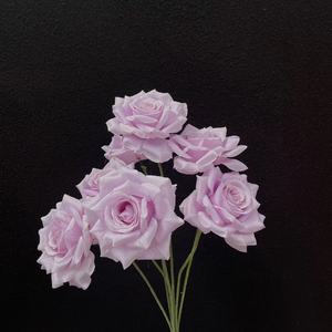 Decorazione per Sala Matrimoni Viola, <span class=keywords><strong>Fiori</strong></span> Artificiali di Rosa, Farfalla e Orchidea per Soffitto Sospeso, Guida per Corridoio e Decorazione a Terra - Product Image 6