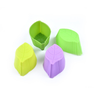 Silikon Back kuchen Dekorations spitze Set Wieder verwendbar Outdoor Easy Clean Leaf Square Lebensmittel qualität Umwelt freundlich Opp Bag Kuchen Werkzeuge