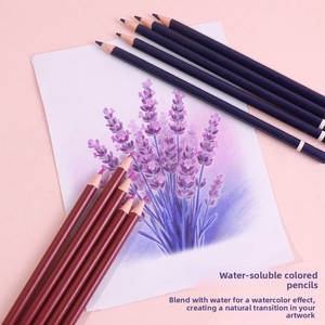 Nouveaux crayons de couleur bicolores hydrosolubles créatifs, crayons de dessin pour enfants et étudiants, crayons de couleur personnalisés, vente en gros d'usine - Product Image 4