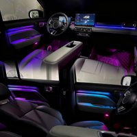 SJC Nouveau produit 64 couleurs Ciel étoilé K4 Bandes lumineuses LED universelles pour l'intérieur de la voiture Effet de symphonie pour la décoration Mise à niveau