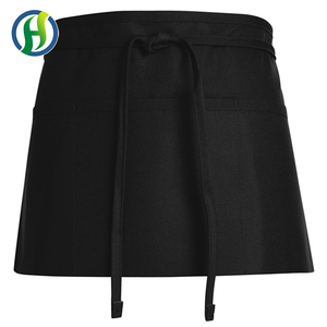 Waist <b>Apron</b> Cotton Woven Simple Style Adjustable Waist One Pocket Dark Blue Half Length <b>Cooking</b> <b>Apron</b> for Men Women - Product Image 2