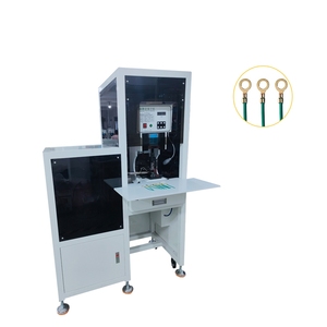 Vibrate Plate Cable Lugs Feeding Crimp <b>Machine</b> Semi Automatic Loose lugs <b>punch</b> <b>machine</b> Uninsulated Ferrule crimping <b>machine</b> - Product Image 1