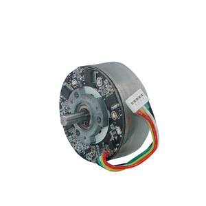 Motor CC sin escobillas 5520 de 6000 RPM, 56 mm, montaje de brida, imán permanente, totalmente cerrado, para pistola de masaje - Product Image 3