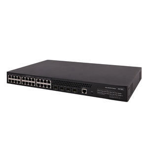 Commutateur réseau PoE de classe entreprise 24 ports S5130V2-28P-PWR-LI avec fonctionnalités SNMP et QoS - Product Image 1